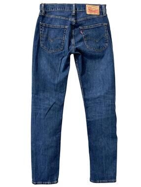 Levi's 502 Jeans Mens Size 30x32 Blue Regular Fit Tapered Leg Denim Cotton Blend